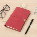 Travel Journal Notebook Vintage Retro Handmade Leather Lined Journal Refillable Note Book for Taking Notes. 