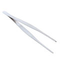 18cm Stainless Steel Round Head Tweezers Crafting Repairing Experiment Tool. 