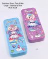 Pencil Box Cute Design Stainless Steel Pencil Case for Kids & Students. 