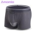 Soft Boxer Briefs Men's Boxers Bulge Support U Convex Bulge Separated No Constraint Breathable Honeycomb Mesh Moisture-wicking Daily Underpants Underwear Men Boxers Underwear. 
