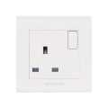 Modular White 13 Amp socket Outlet. 