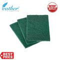 KITCHEN SCOURING PAD  3 PCS - FEATHER BRAND. 