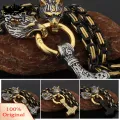 Carat Protective Charm Necklace Viking Hammer Wolf Head Pendant Necklace Symbol of Strength Perfect for Birthdays Weddings Christmas Gifts Retro Nordic Style Men's Jewelry Stainless Steel Necklace. 