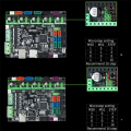 MKS TMC2208 Pcb Motor Driver Ultra-Quiet/Low Heat for MKS SGen L V1.0/Gen L V2.0 Controller Board (5Pcs). 