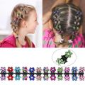 6Pcs Crystal Flower Mini Hair Claw Clamp Hair Clip Hair Pins Hair Accessory. 