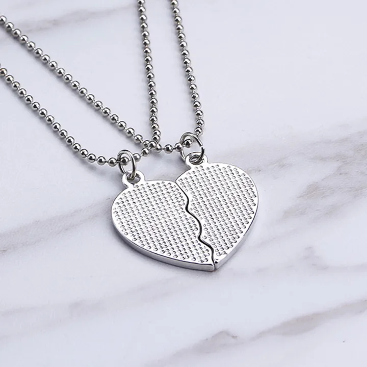 2Pcs%20Women%20Necklace%20Half%20Heart%20Splice%20Best%20Friends%20Alloy%20Friendship%20Pendant%20Matching%20Necklace%20Jewelry%20for%20Party%20-%20Image%205