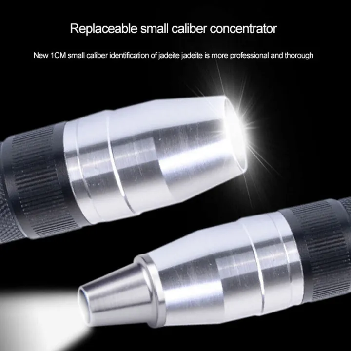 UV%20Light%20Yellow+White+395nm+365nm%20LED%20Flashlight%20Gem%20Amber%20Jewelry%20Inspect%20Torch%20-%20Image%204