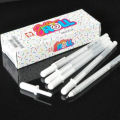 Sakura Gelly Roll Gel Pen White Color 0.5mm 0.8mm 1.0mm High Light Marke Pen Black Cardboard Art Painting Pen White Line Pens. 