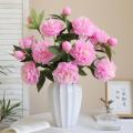 Tabel Peony Flower 3 Heads Home Decor Flower Beautiful 72cm Long for Tabel Decoration Event Decoration Centerpiece. 