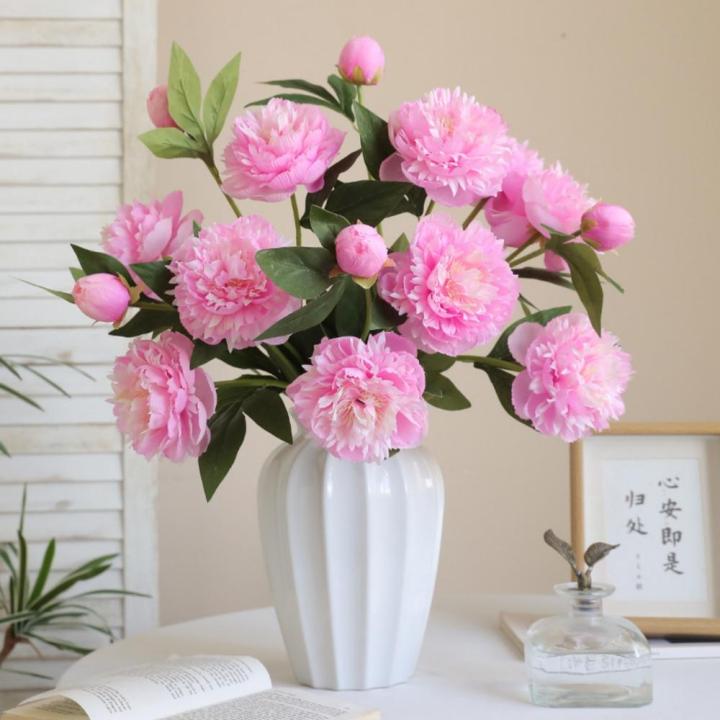 Tabel%20Peony%20Flower%203%20Heads%20Home%20Decor%20Flower%20Beautiful%2072cm%20Long%20for%20Tabel%20Decoration%20Event%20Decoration%20Centerpiece%20-%20Image%205