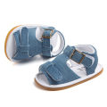 Kidlove 1 Pair Of Baby Boys Artificial Pu Sandals  Shoes Rubber Non-slip Soft Sole Adjustable Buckle Toddler Shoes Casual Walking Shoes color. 