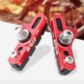 Silent Bike Brake Blocks Brake Pads C-Brake Kit Shoes Replaceable Wear-Resistant 1 Pair for Bicycle Cycling Accessories Road Rims - Red Brake Pads. 