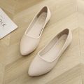 White nurses' shoes2023Wedge Tendon Bottom Female Nurse Shoes for Work Beautician Leather Shoes Soft Bottom Mom Shoes. 