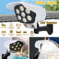 Solar Light - 77 SMD LED Solar Powered Lamp LED COB - CCTV Camera Model - Security - Solar Light Outdoor Street Spotlight - Garden Solar Wall Lamp. 