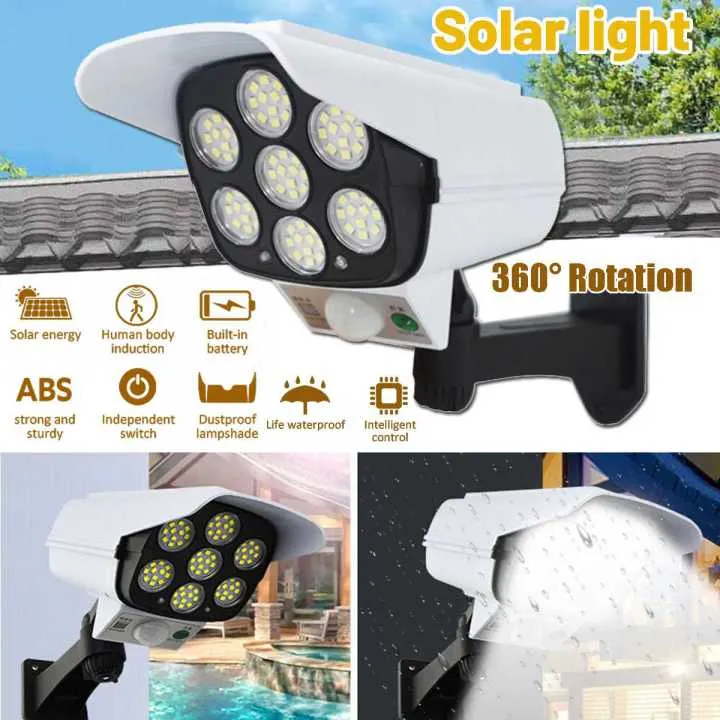 Solar%20Wall%20Lights%20Remote%20Control%20Body%20Sensor%20Waterproof%2077%20SMD%20LED%20Lamp%20Fake%20CCTV%20Dummy%20Camera%20Light%20Garden%20Path%20Street%20Light%20-%20Image%202