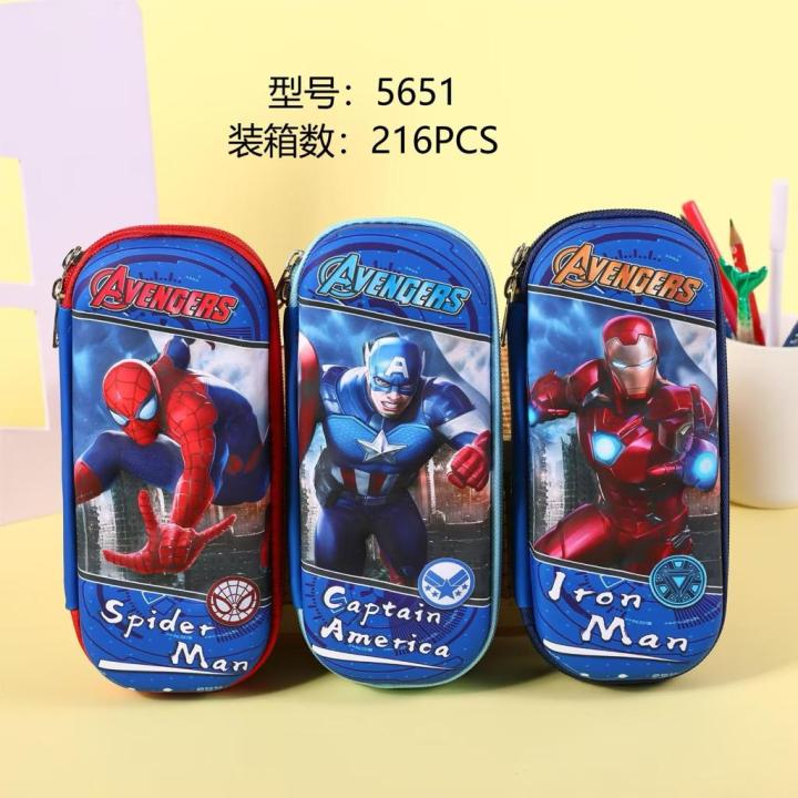 Unisex%20Kids%20Pencil%20Case%20Pen%20Box%20Stationery%20Bag%203D%20Printed%20Spiderman%20-%20Image%206