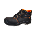 Safety Boots | Safety Shoes | High Ankle Safety Shoe | Vista Plus High Ankle Safety Shoe | High Ankle fine Material Safety Shoes with Good Bond Strength for Industrial Work,100% rexcine | Waterproof | Puncture Proof | Anti- Skid. 