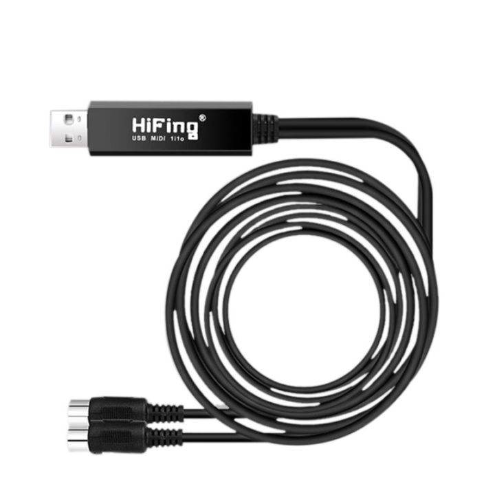 HiFing USB Interface Converter/Adapter with 5-PIN DIN MIDI Cable