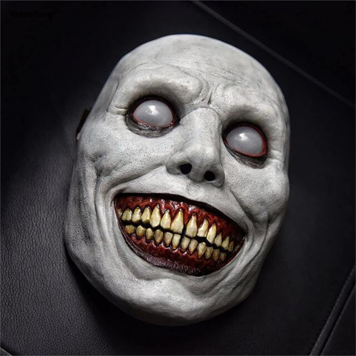 Wenefang%20Halloween%20Mask%20Scary%20Smiling%20Demon%20Mask%20with%20White%20Eye%20Horrible%20Devil%20Coser%20Creepy%20Horror%20Mask%20Evil%20Cosplay%20Scariest%20Masked%20Ball%20-%20Image%206