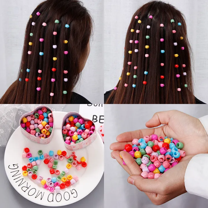 80%20PCS%20Baby%20Girls%20Cute%20Candy%20Colors%20Plastic%20Hairpins%20Mini%20Hair%20Claw%20Clips%20Hair%20Braids%20Maker%20Beads%20Headwear%20Hair%20Accessories%20-%20Image%202