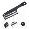 10" Jumbo Comb Hair Combs, Black Wide Tooth Comb Detangling Hair Brush, Paddle Hair Comb, Care Handgrip Comb-Best Styling Comb for Long. 