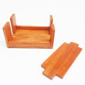 Wood Tissue Paper Serviette Holder for Kitchen and Dinning Room 18*15*10cm Napkin Stand Box. 