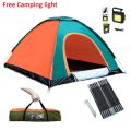 6 Person Camping Tent With Free Rechageble LED Light. 