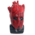 Anime Dorohedoro Shin Heart Red Mask Cosplay Costume Scary Bloody Latex Helmet Fancy Unisex Halloween Prop. 