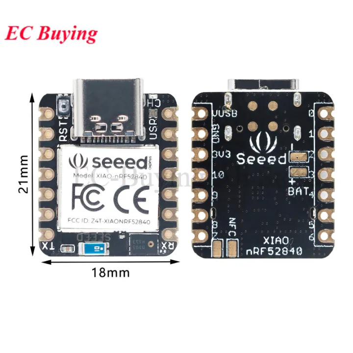 Seeeduino%20Xiao%20Bluetooth-Compatible%20Ble%205.0%20Nrf52840%20Sense%20Development%20Board%20Module%20For%20Arduino%20Nano/uno%20Arm%20Microcontroller%20-%20Image%205