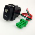 【Fan】 DRL Fan Fog Front Camera Parking Sensor Switch Wire For Mitsubishi Pajero Lancer X. 
