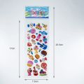 12 Sheets/Pack Cartoon Cake Candy Ice Cream Pattern Stickers Toy Kids Scrapbooking Bubble PVC 3D Kawaii Sticker For Girls Gift. 