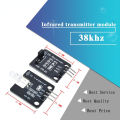 1set/lot Ir Infrared Transmitter Module Ir Digital 38khz Infrared Receiver Sensor Module For Arduino Electronic Building Block. 