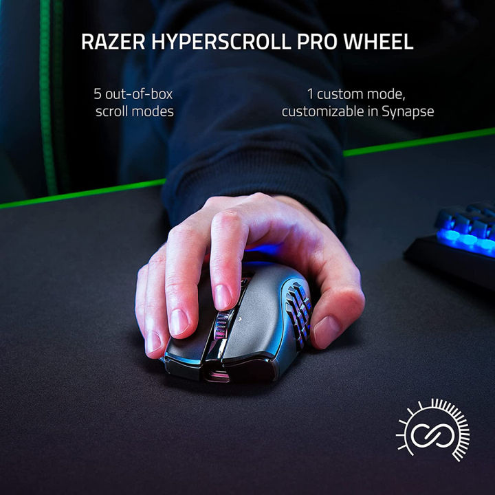 Razer%20Naga%20V2%20Pro%20MMO%20Gaming%20Mouse%20With%20HyperScroll%20Pro%20Wheel%20Swappable%20Side%20Plates%20Optical%20Mouse%20Switches%20Gen-3%20-%20Image%204