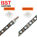 WS2811 WS2812B SK6812 LED Transparent Solderless Cover Connector 10mm Width For SMD Led Strip. 
