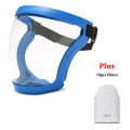 Protective glasses, face splash and oil proof masks, full face cover, transparent safety eyes, anti-fog head cover, work. 