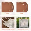 22*10cm Long Bottom for Knitted Bag Leather Bag Base Handmade Bottom With Holes MKL. 