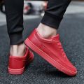 Pure Black All Black Leather Shoes Chef Shoes Men's Waterproof Non-Slip and Oilproof Kitchen Special Shoes Work Board Shoes Cheap. 