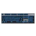 Motospeed GK89 2.4GHz Wireless / USB Wired Mechanical Keyboard with LED Blue Light 104Keys Wireless Gaming Keyboard For Gamer. 