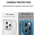 Oppo A15 / 15S Back Cover Transparent Shock Proof Case Clear Reinforced Corners Bumper TPU Back Cover Oppo A15S / 15. 