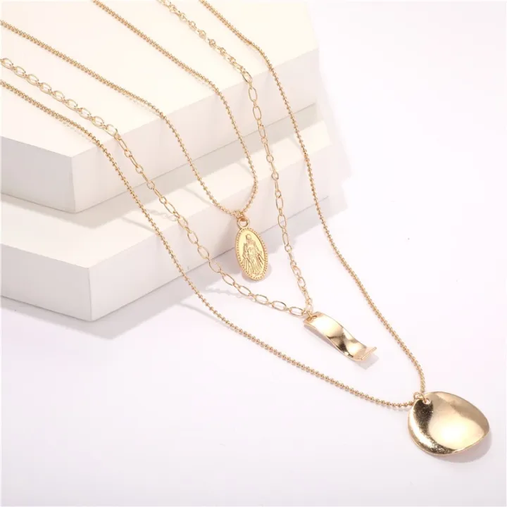 Gold%20Multi%20Layer%20Necklace%20for%20Women%20Girl%20Layered%20Necklaces%20Collares%20B37206%20-%20Image%207