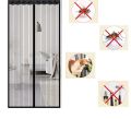 Magic Mesh Screen Door මැජික් දැල් දොර තිර මැජික් දැල් දොර තිර Magic Mesh Screen Door Magnetic Fly Insect Screen Door Keep Insects out Mosquito Top-to-bottom Seal Automatica for Balcony Sliding Doors Living Room,  Mesh Door Screen,Door Screen,. 
