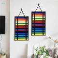 2Pcs Martial Arts Belts Organizer Holder Kids Wall Hanging Muay Thai. 
