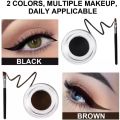 Huda beauty Gel Eyeliner - 2 Color Set Black And Brown - First Copy. 