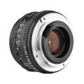 50mm F1.7 large aperture camera lens manual focus main lens - black. 
