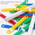 one box/50pcs 7cm Paper Fastener long Plastic Office 70mm Fasteners School Supplies. 