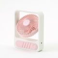 New Product USB Mini Fan Bedside Table Outdoor Small Rechargeable Small Fan Adjustable Angle Desktop Electric Fan. 
