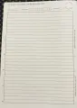 Exam type Writing papers book for O/L & A/L students -brown colour lines- 10 Books. 
