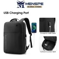 MENSPE Men Backpack Notebook Laptop Backpack Business Travel Bag Waterproof Backpack College Fashion Backpack Casual Shoulder Bag Anti Theft Back Pack School Bag. 