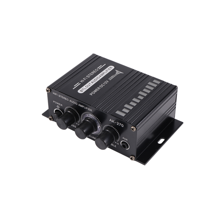 Power Amplifier 2 Channel Class D Amplifier USB/SD AUX Input