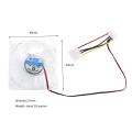 80mm Computer CPU Fan Cooler LED Computer PC Case Cooling Fan Ultra Silent Heatsink 80x80x25mm rgb light Fan,12v 3P IDE 4pin. 